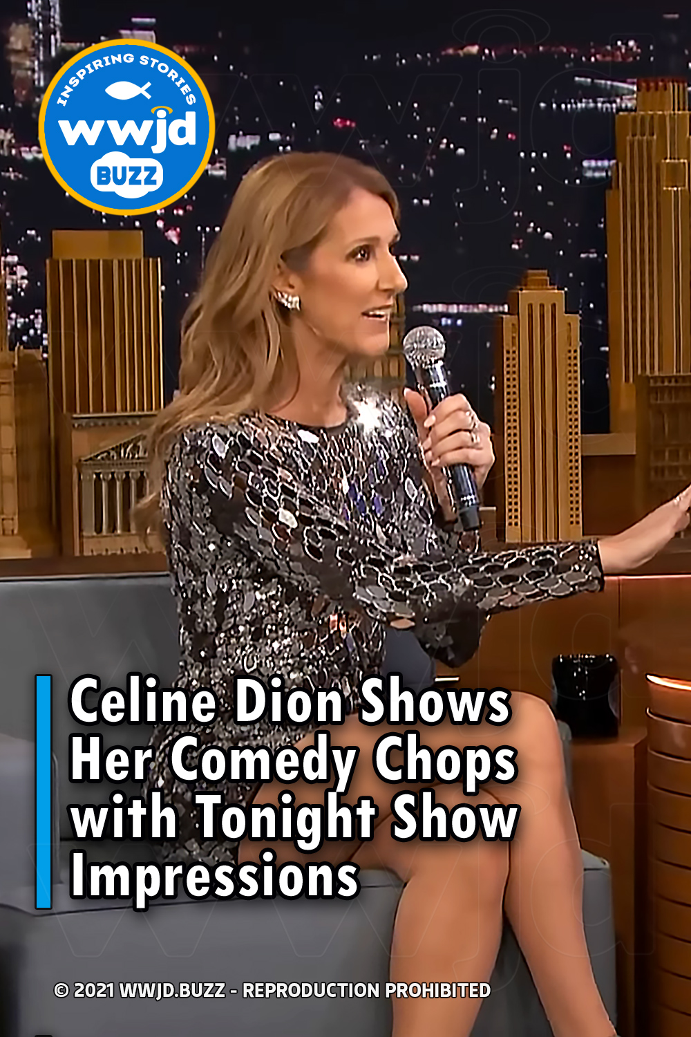 Celine Dion Shows Her Comedy Chops with Tonight Show Impressions