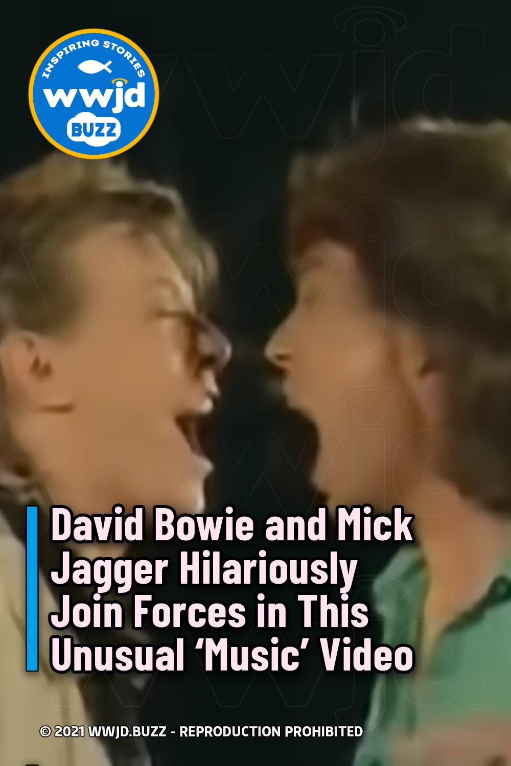David Bowie and Mick Jagger Hilariously Join Forces in This Unusual \'Music\' Video