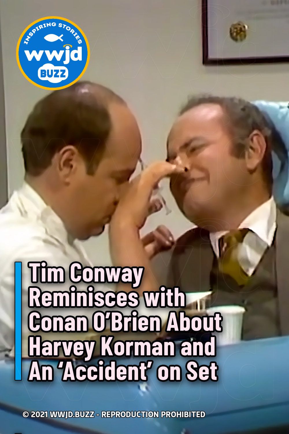 Tim Conway Reminisces with Conan O\'Brien About Harvey Korman and An \'Accident\' on Set