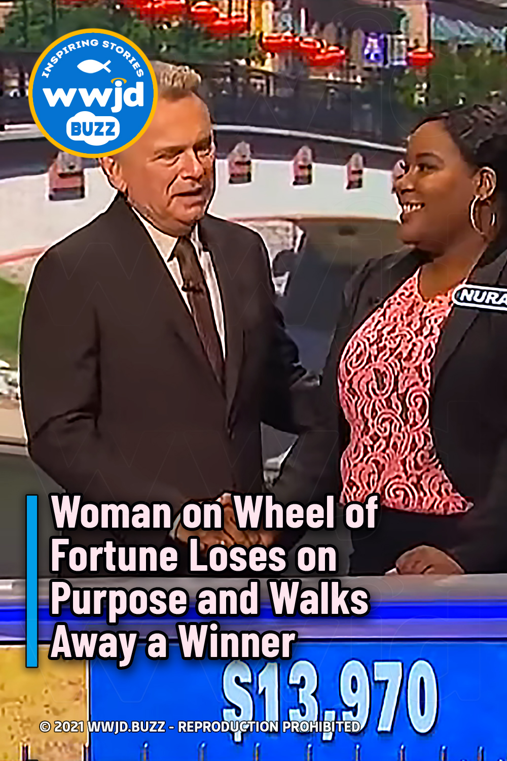 Woman on Wheel of Fortune Loses on Purpose and Walks Away a Winner