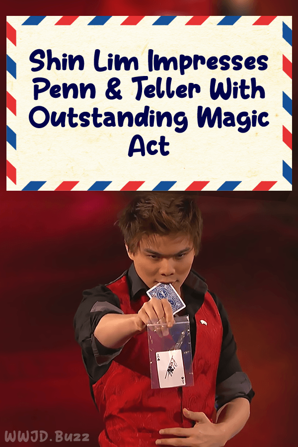 Shin Lim Impresses Penn & Teller With Outstanding Magic Act