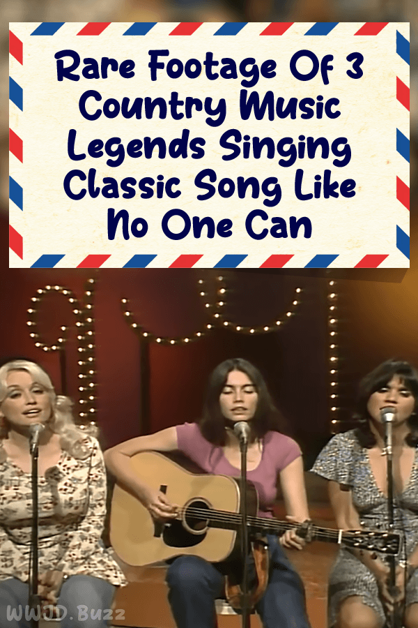 Rare Footage Of 3 Country Music Legends Singing Classic Song Like No One Can
