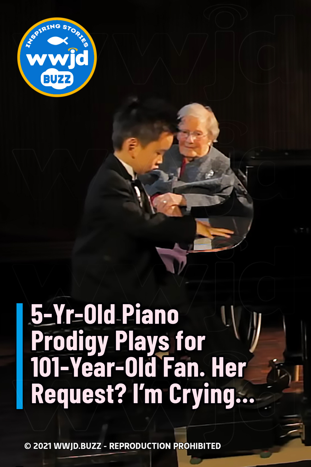 5-Yr-Old Piano Prodigy Plays for 101-Year-Old Fan. Her Request? I\'m Crying...