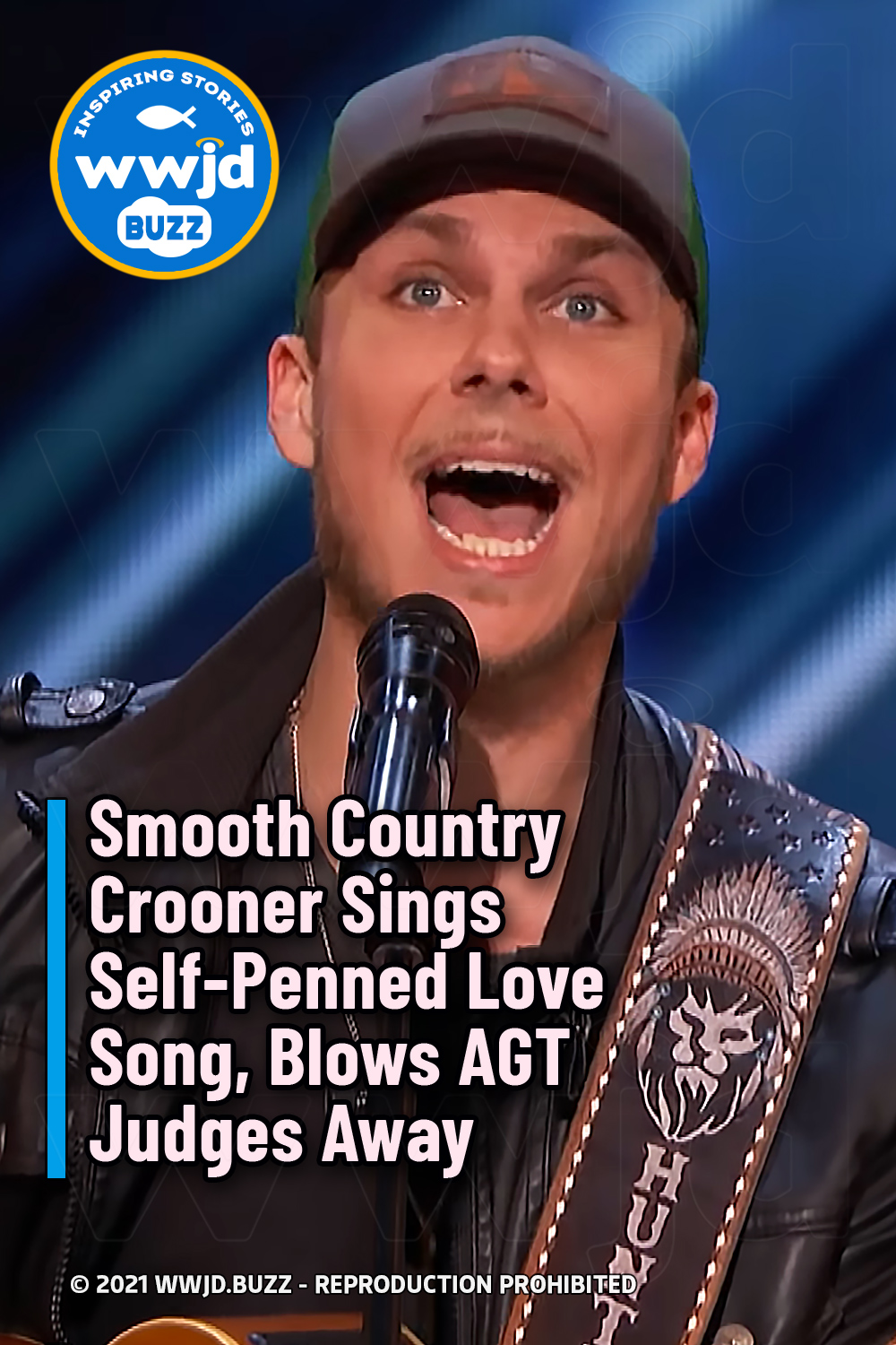 Smooth Country Crooner Sings Self-Penned Love Song, Blows AGT Judges Away