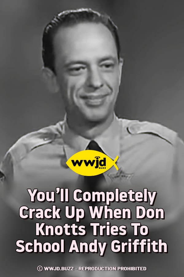 You\'ll Completely Crack Up When Don Knotts Tries To School Andy Griffith