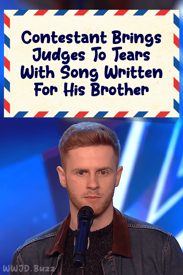 Contestant Brings Judges To Tears With Song Dedicated To His Brother