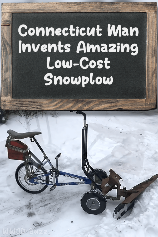 Connecticut Man Invents Amazing Low-Cost Snowplow