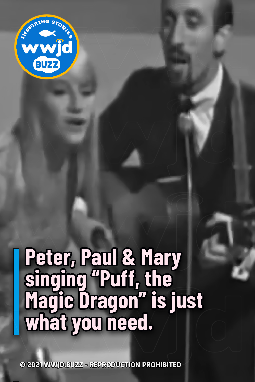 Peter, Paul &  Mary singing \