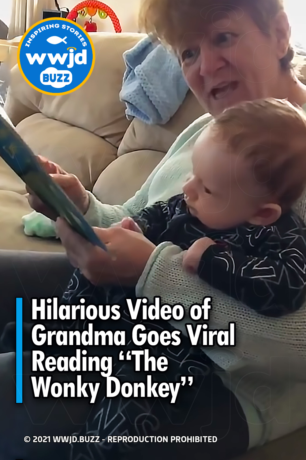Hilarious Video of Grandma Goes Viral Reading \