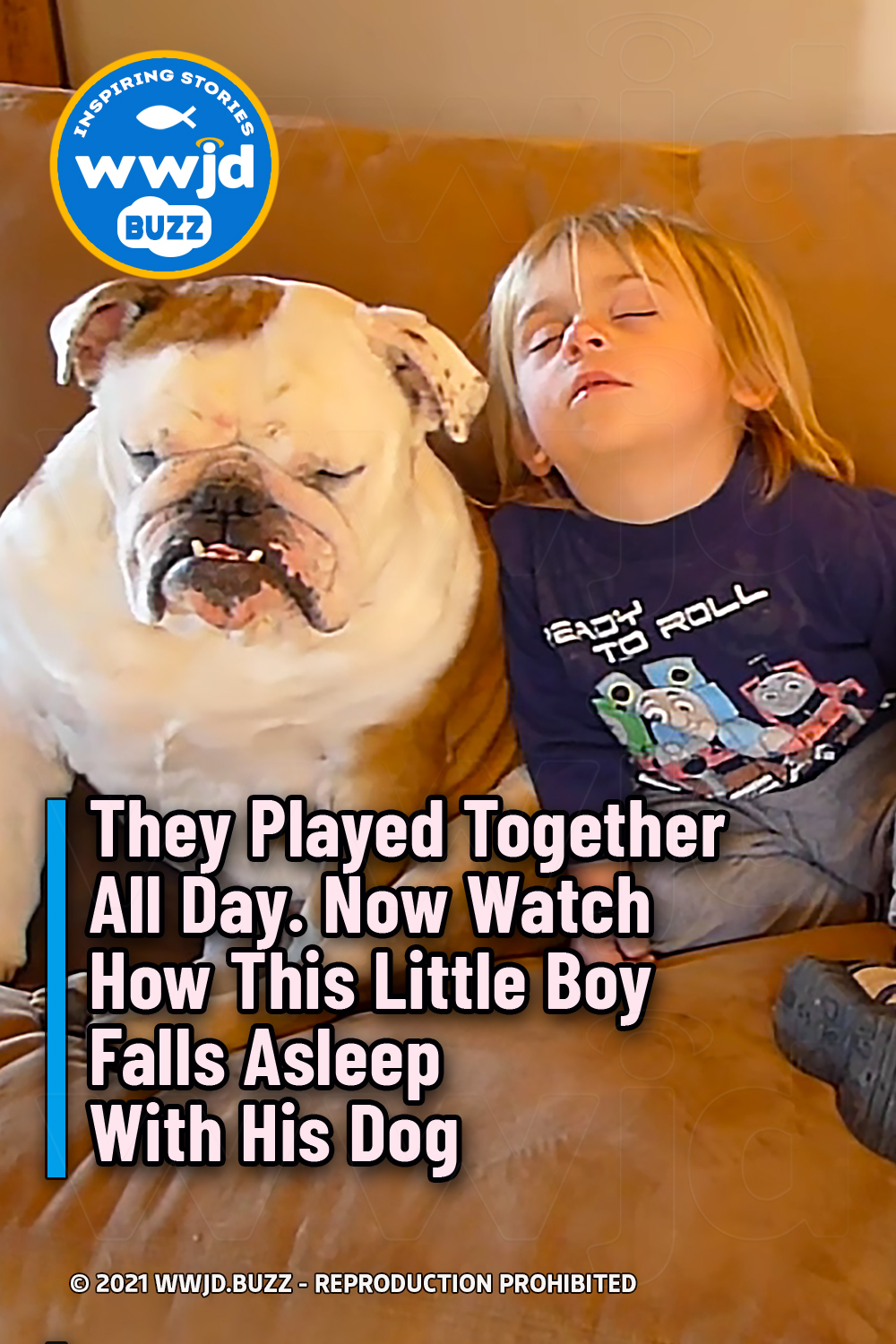 They Played Together All Day. Now Watch How This Little Boy Falls Asleep With His Dog