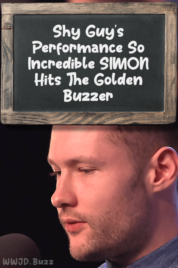 Shy Guy’s Performance So Incredible SIMON Hits The Golden Buzzer