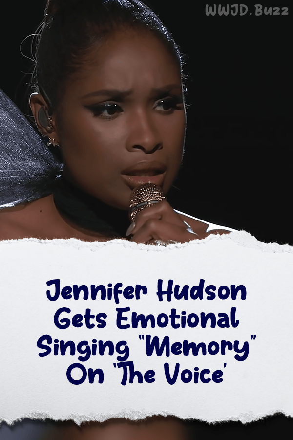 Jennifer Hudson Gets Emotional Singing “Memory” On ‘The Voice’