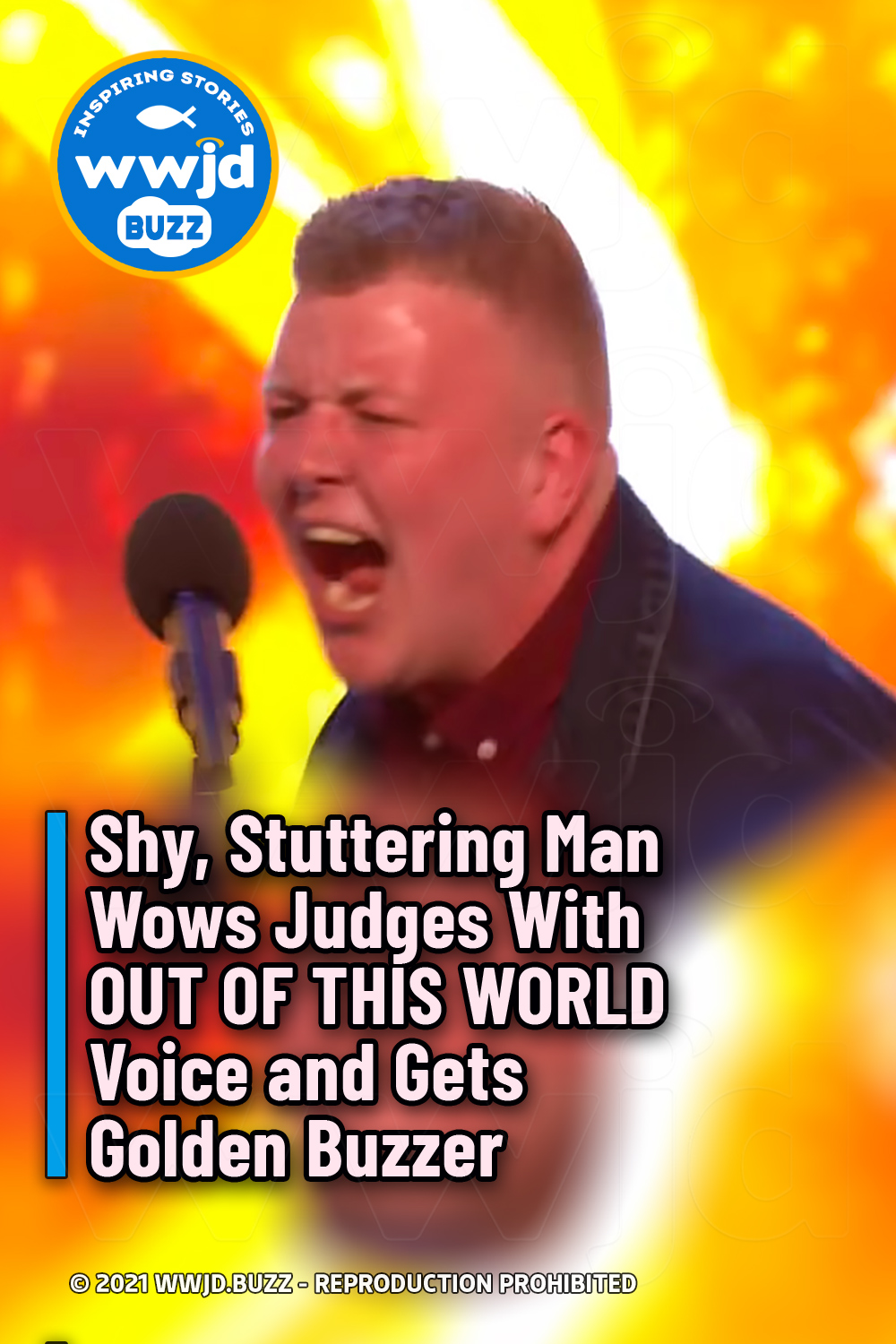 Shy, Stuttering Man Wows Judges With OUT OF THIS WORLD Voice and Gets Golden Buzzer