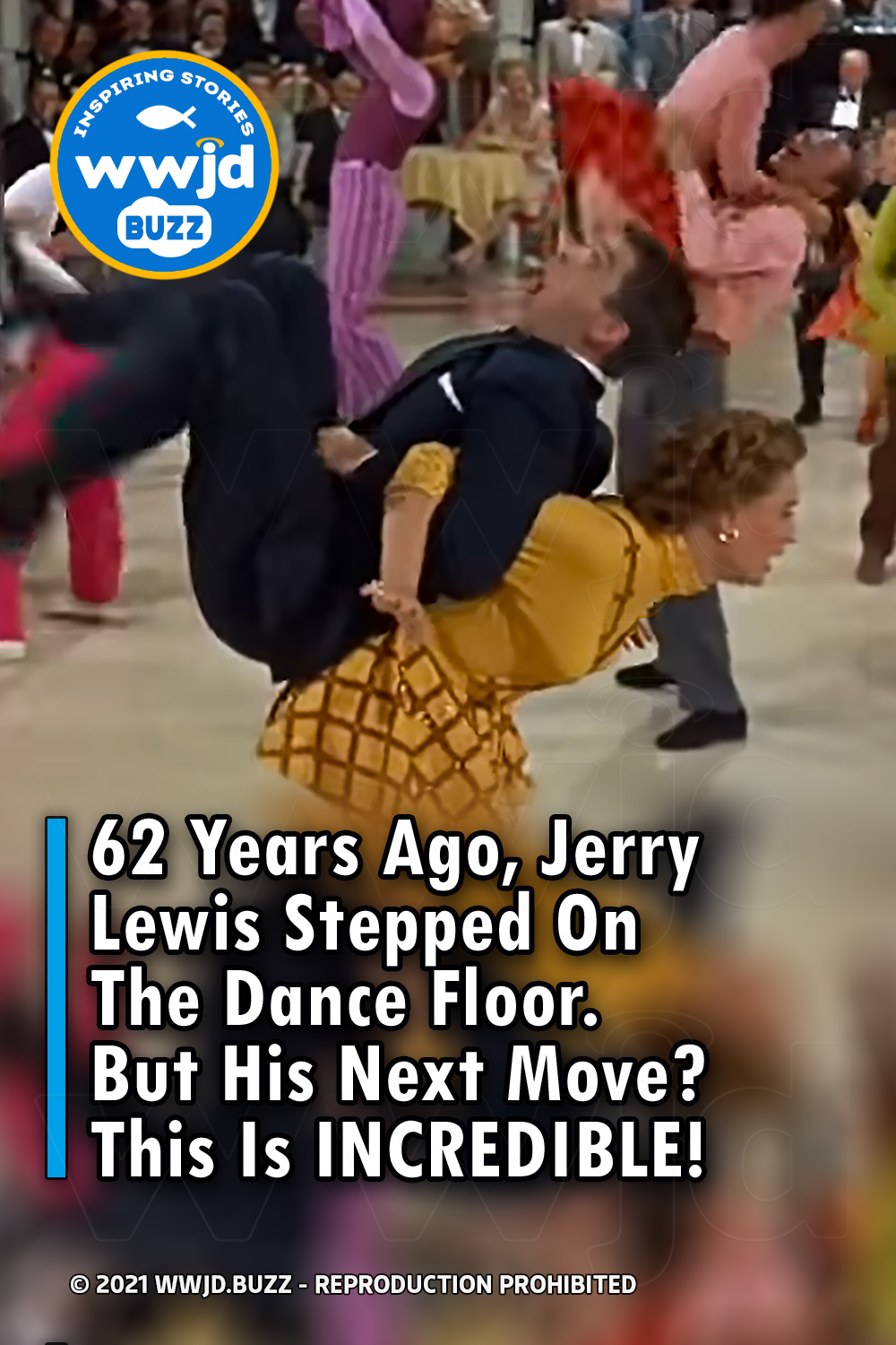 62 Years Ago, Jerry Lewis Stepped On The Dance Floor. But His Next Move? This Is INCREDIBLE!