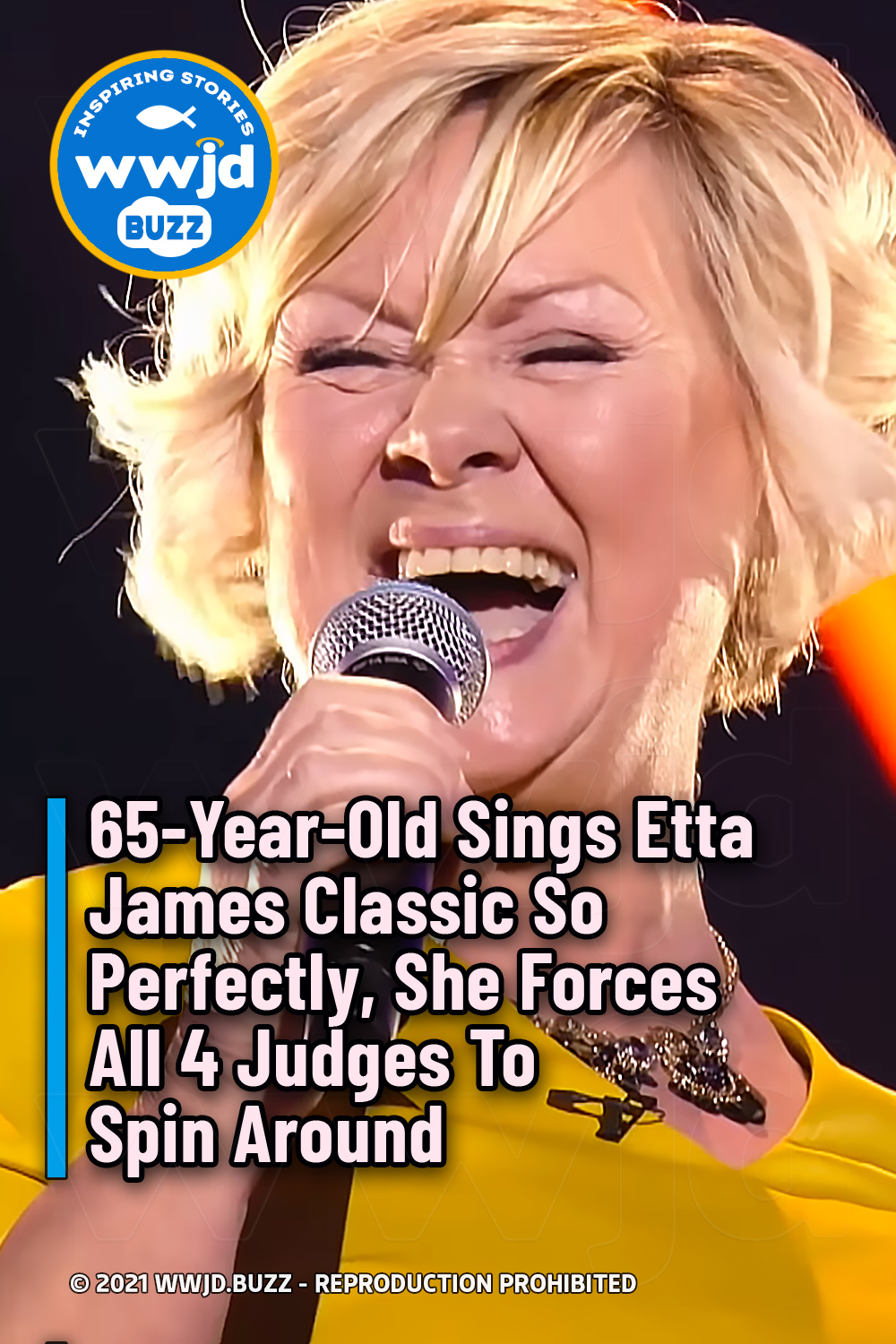 65-Year-Old Sings Etta James Classic So Perfectly, She Forces All 4 Judges To Spin Around