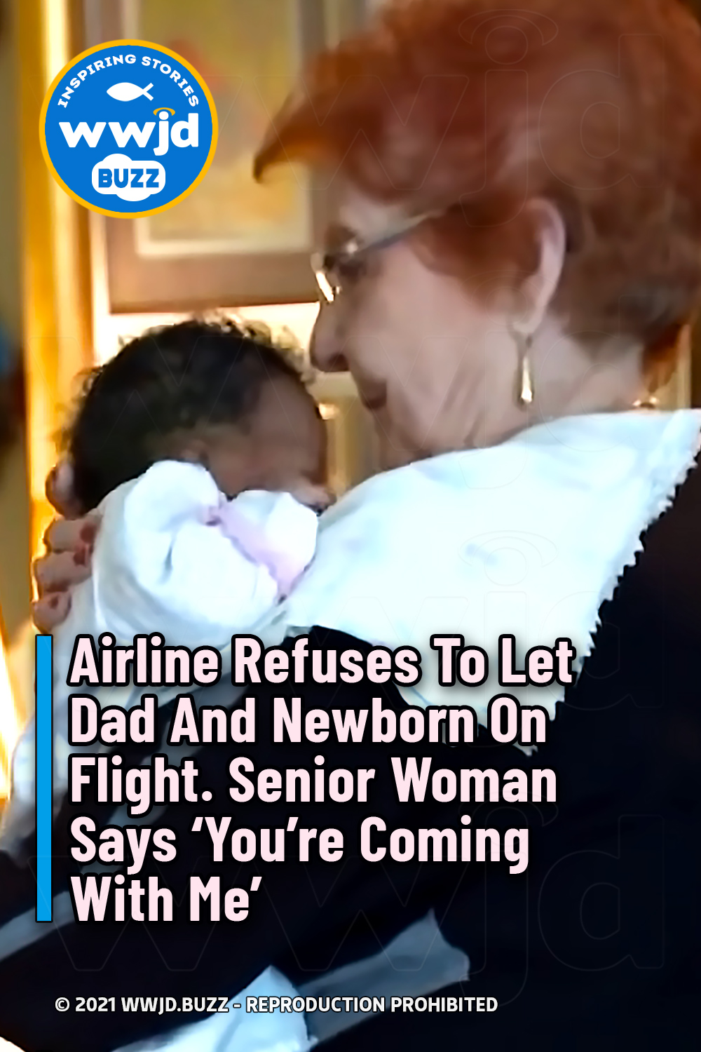 Airline Refuses To Let Dad And Newborn On Flight. Senior Woman Says ‘You’re Coming With Me’