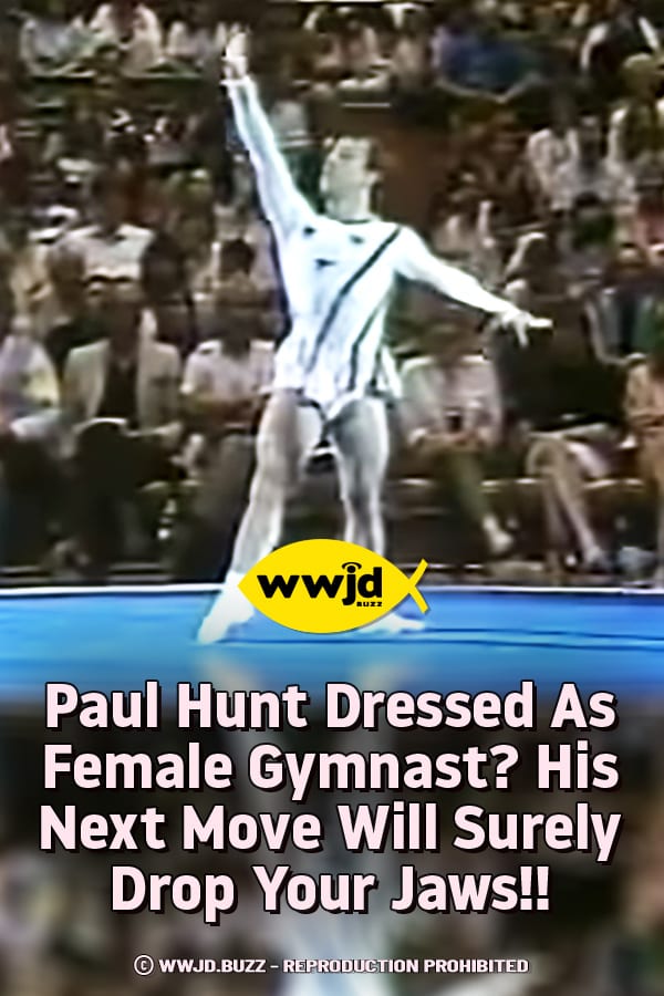 Paul Hunt Dressed As Female Gymnast? His Next Move Will Surely Drop Your Jaws!!