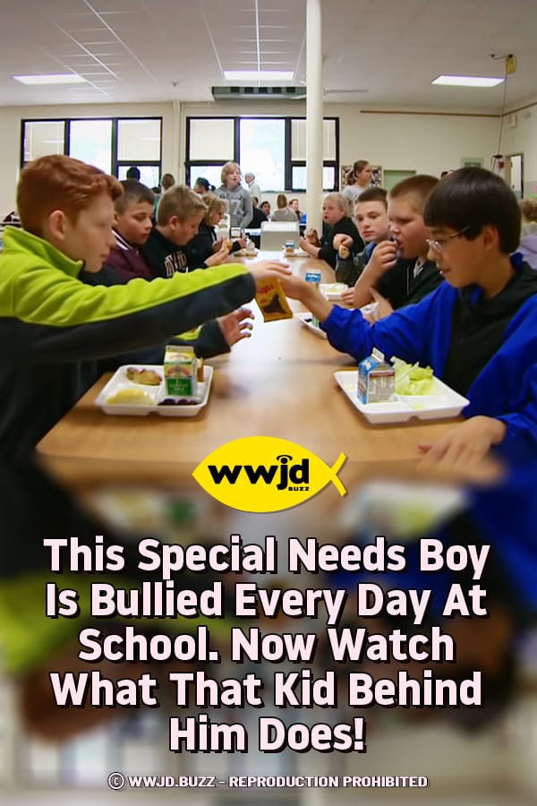 This Special Needs Boy Is Bullied Every Day At School. Now Watch What That Kid Behind Him Does!