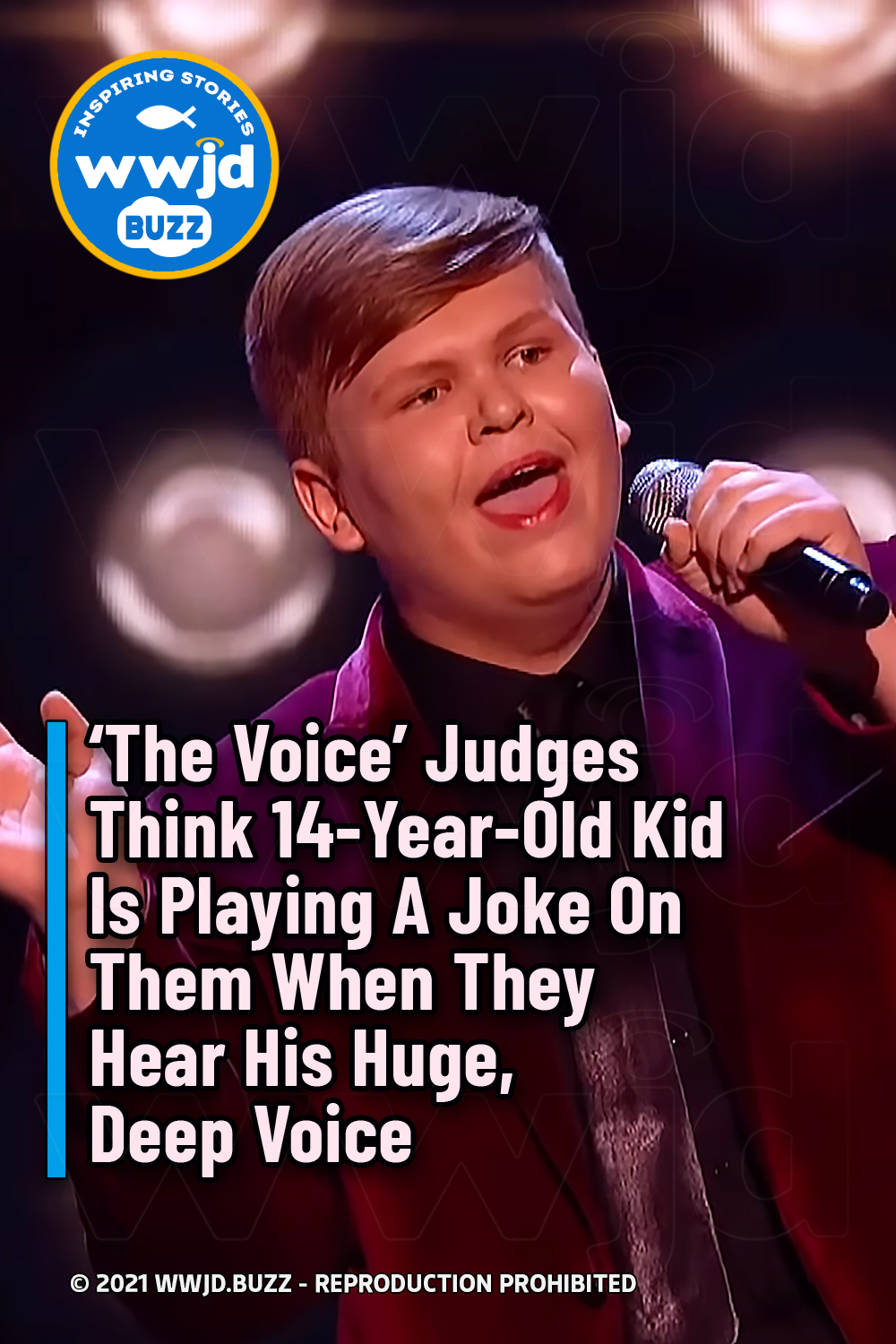 ‘The Voice’ Judges Think 14-Year-Old Kid Is Playing A Joke On Them When They Hear His Huge, Deep Voice