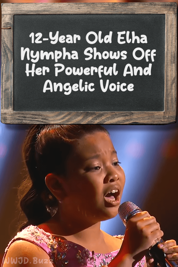 12-Year Old Elha Nympha Shows Off Her Powerful And Angelic Voice