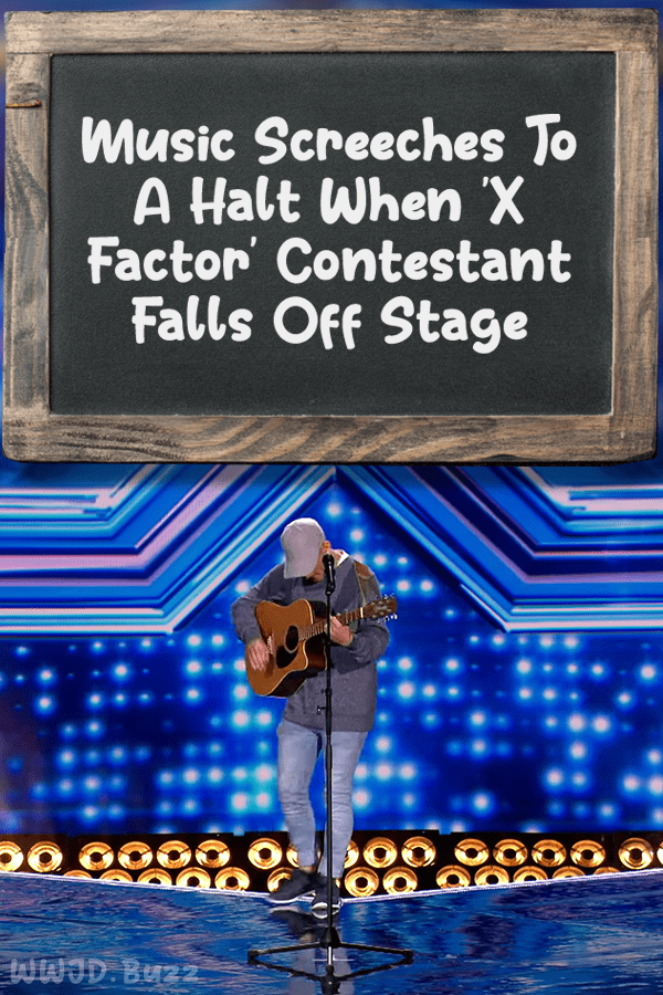Music Screeches To A Halt When \'X Factor\' Contestant Falls Off Stage