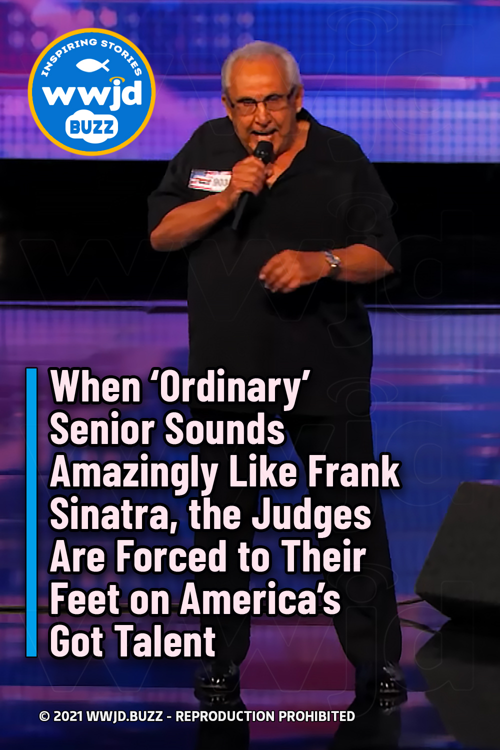 When \'Ordinary\' Senior Sounds Amazingly Like Frank Sinatra, the Judges Are Forced to Their Feet on America\'s Got Talent