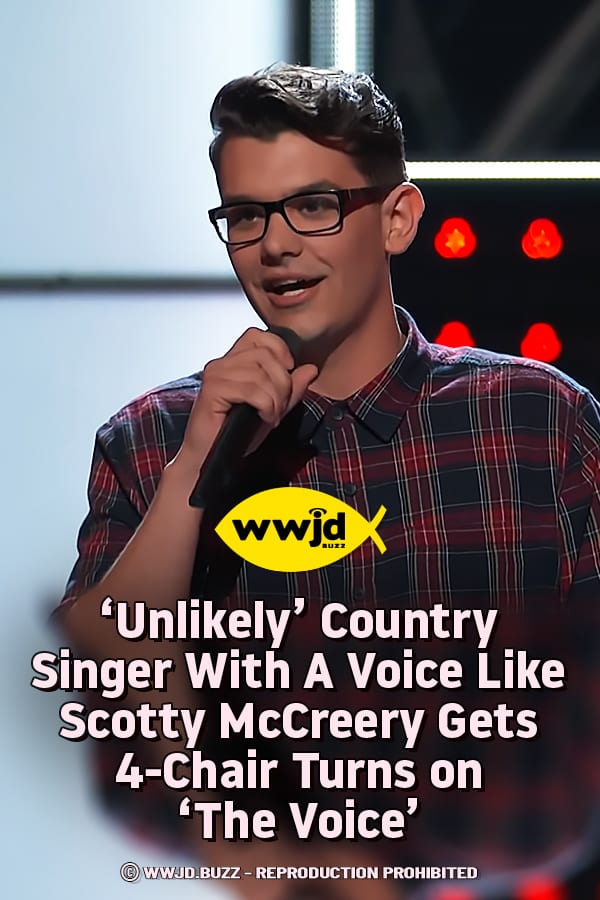\'Unlikely\' Country Singer With A Voice Like Scotty McCreery Gets 4-Chair Turns on \'The Voice\'