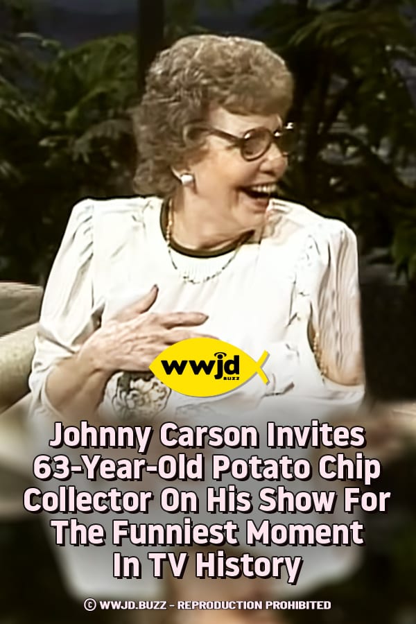 Johnny Carson Invites 63-Year-Old Potato Chip Collector On His Show For The Funniest Moment In TV History