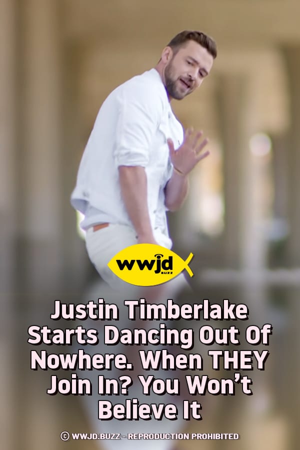 Justin Timberlake Starts Dancing Out Of Nowhere. When THEY Join In? You Won\'t Believe It