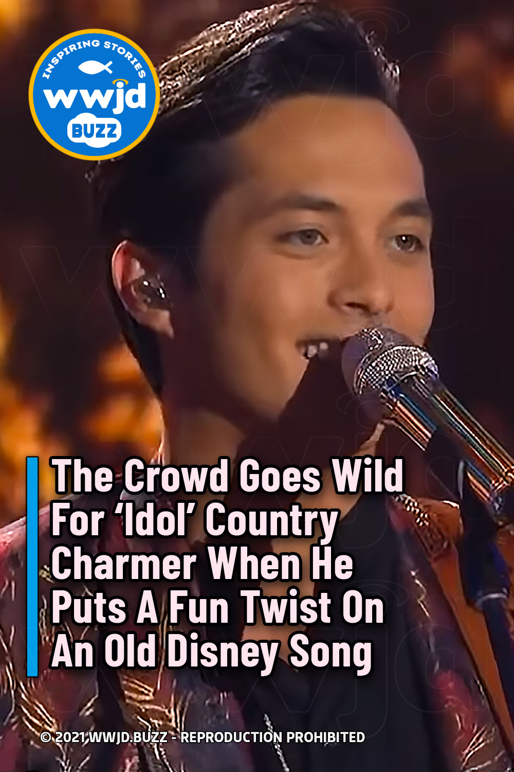 The Crowd Goes Wild For \'Idol\' Country Charmer When He Puts A Fun Twist On An Old Disney Song