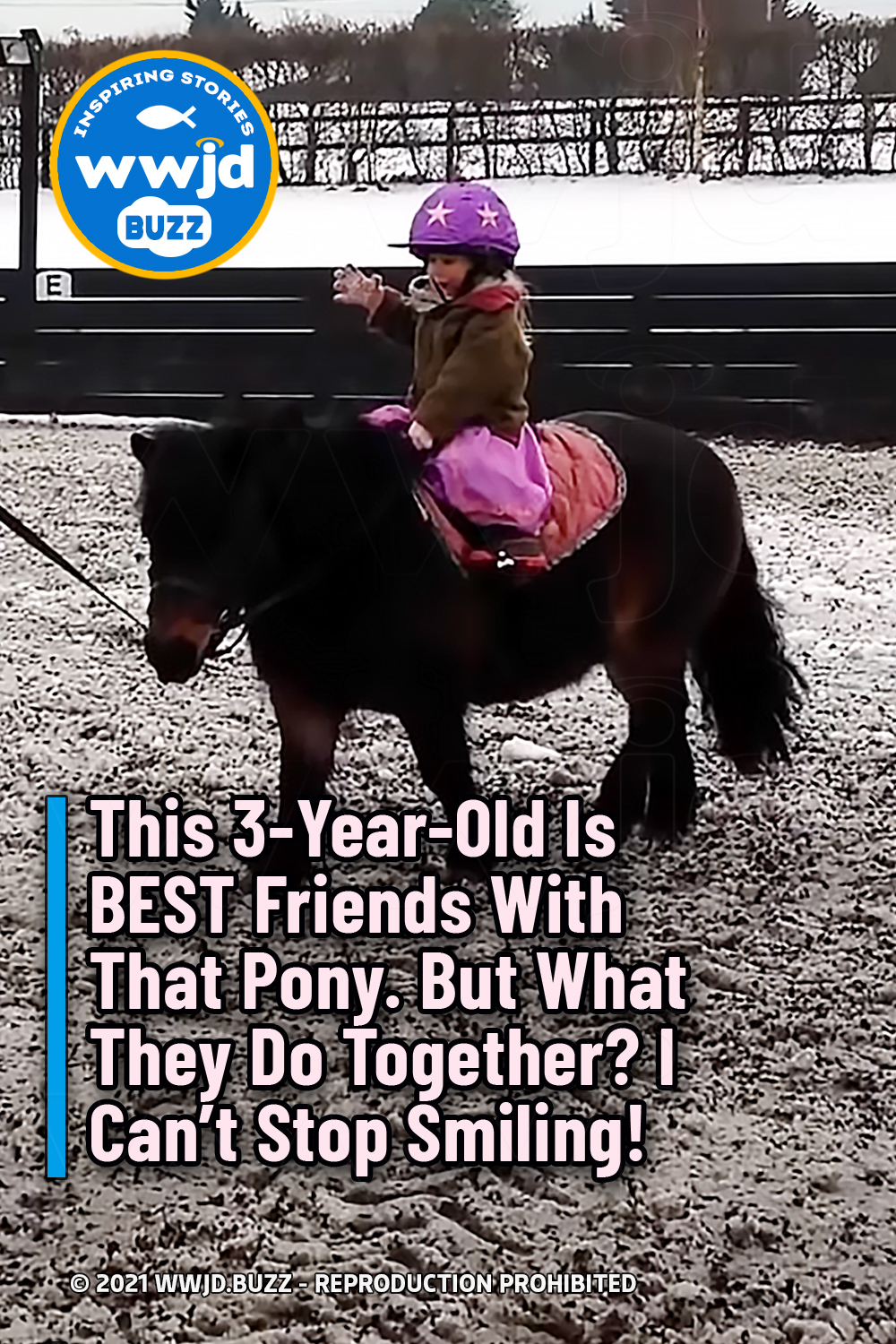 This 3-Year-Old Is BEST Friends With That Pony. But What They Do Together? I Can\'t Stop Smiling!