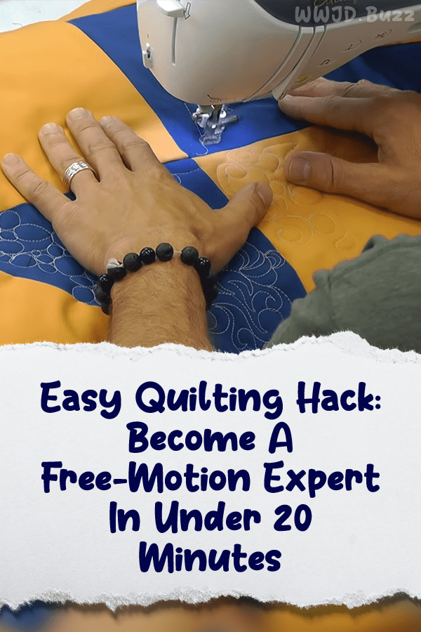 Easy Quilting Hack: Become A Free-Motion Expert In Under 20 Minutes