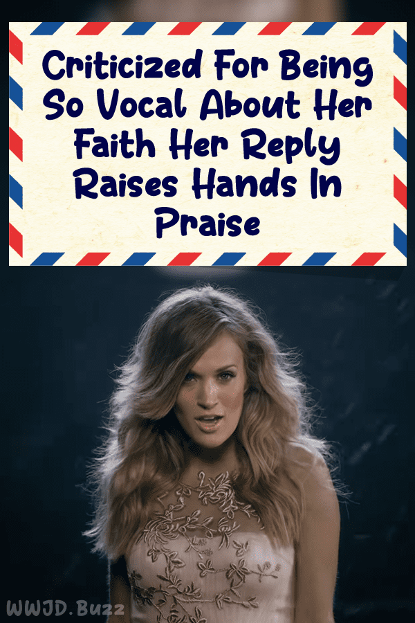 Criticized For Being So Vocal About Her Faith Her Reply Raises Hands In Praise
