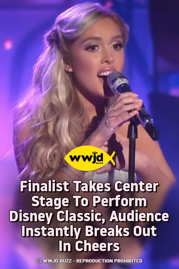 Finalist Takes Center Stage To Perform Disney Classic, Audience Instantly Breaks Out In Cheers