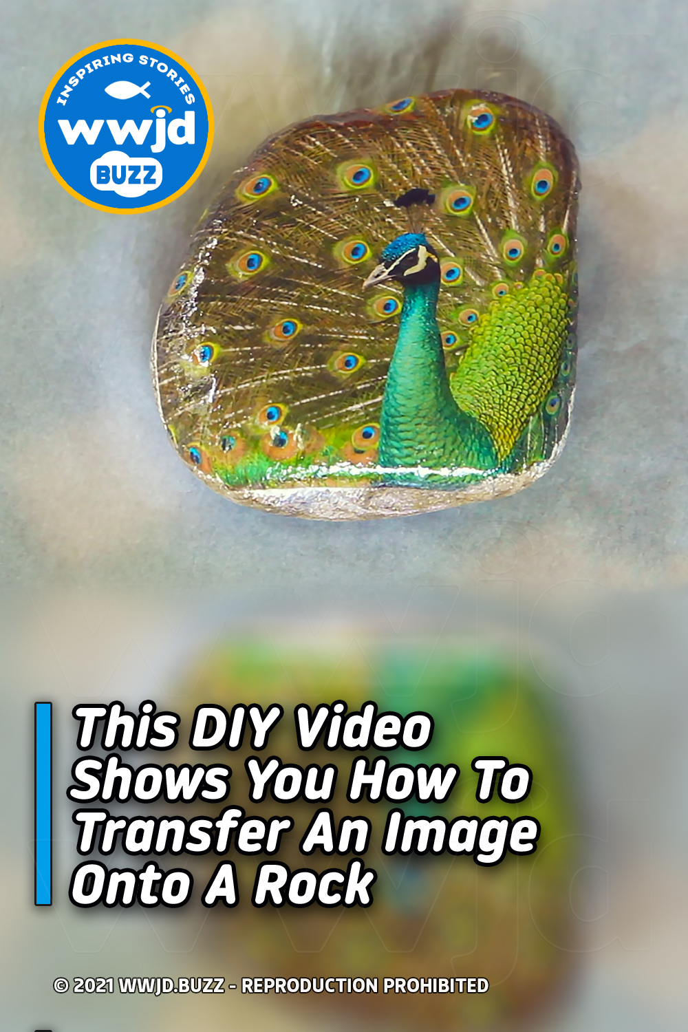 This DIY Video Shows You How To Transfer An Image Onto A Rock