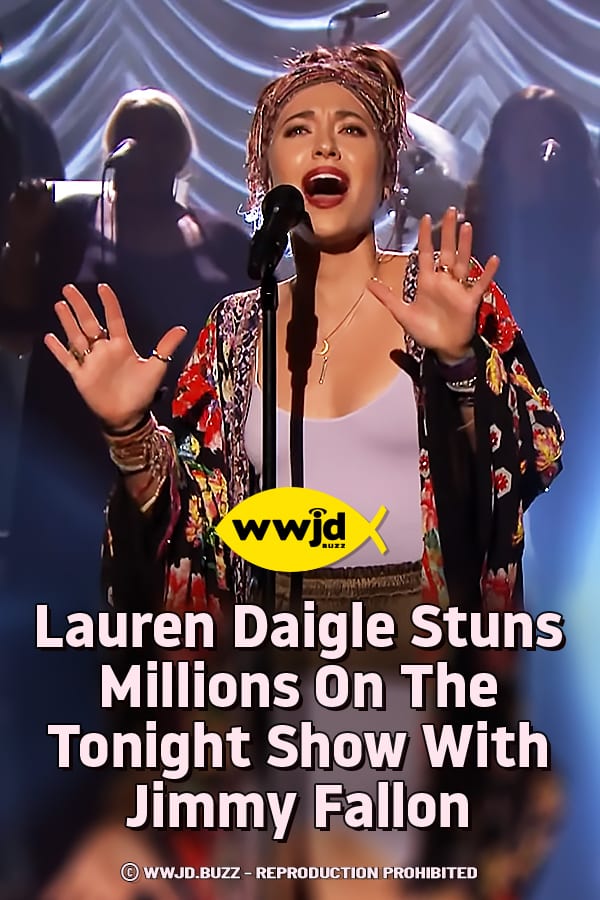Lauren Daigle Stuns Millions On The Tonight Show With Jimmy Fallon