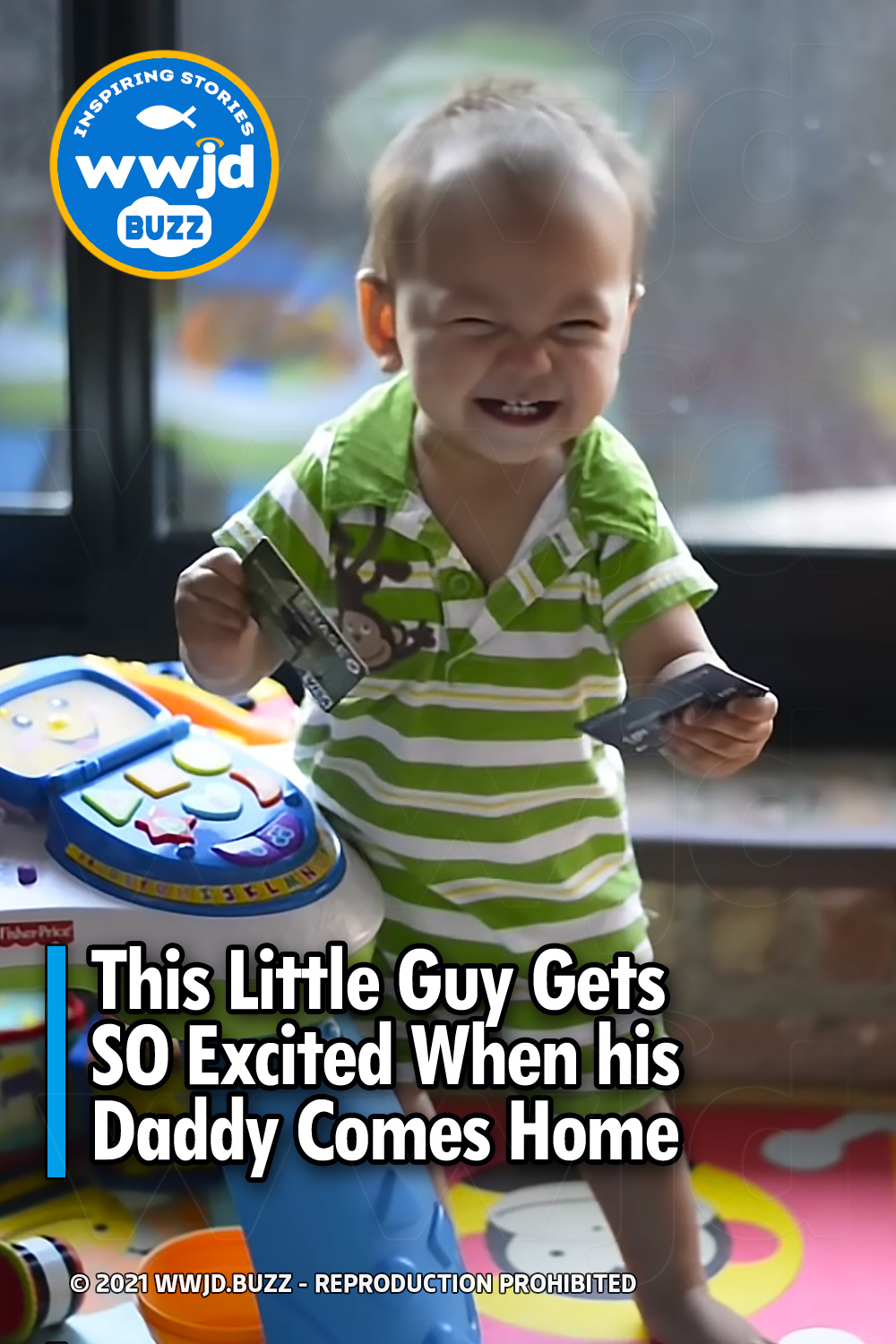 This Little Guy Gets SO Excited When his Daddy Comes Home