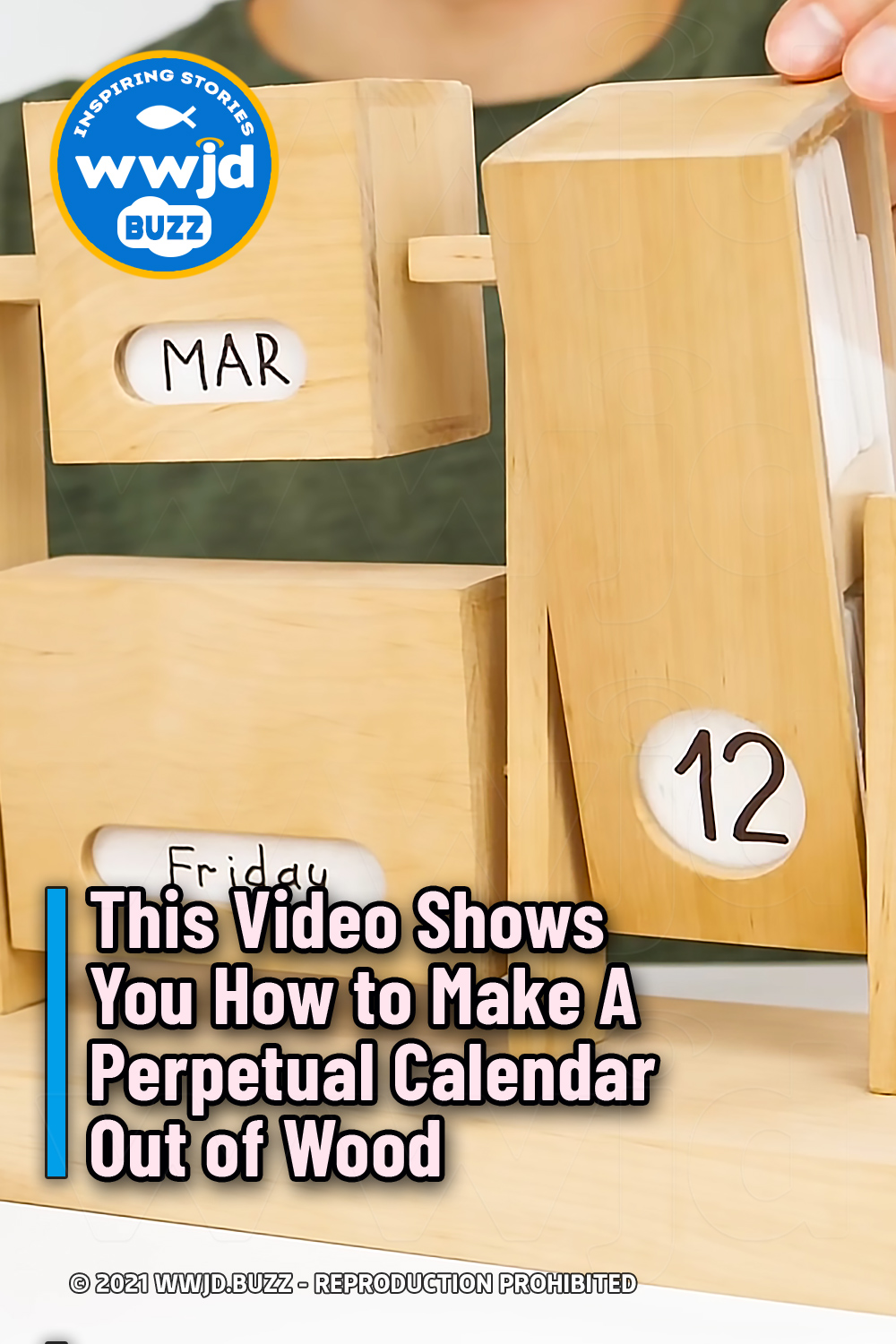 This Video Shows You How to Make A Perpetual Calendar Out of Wood