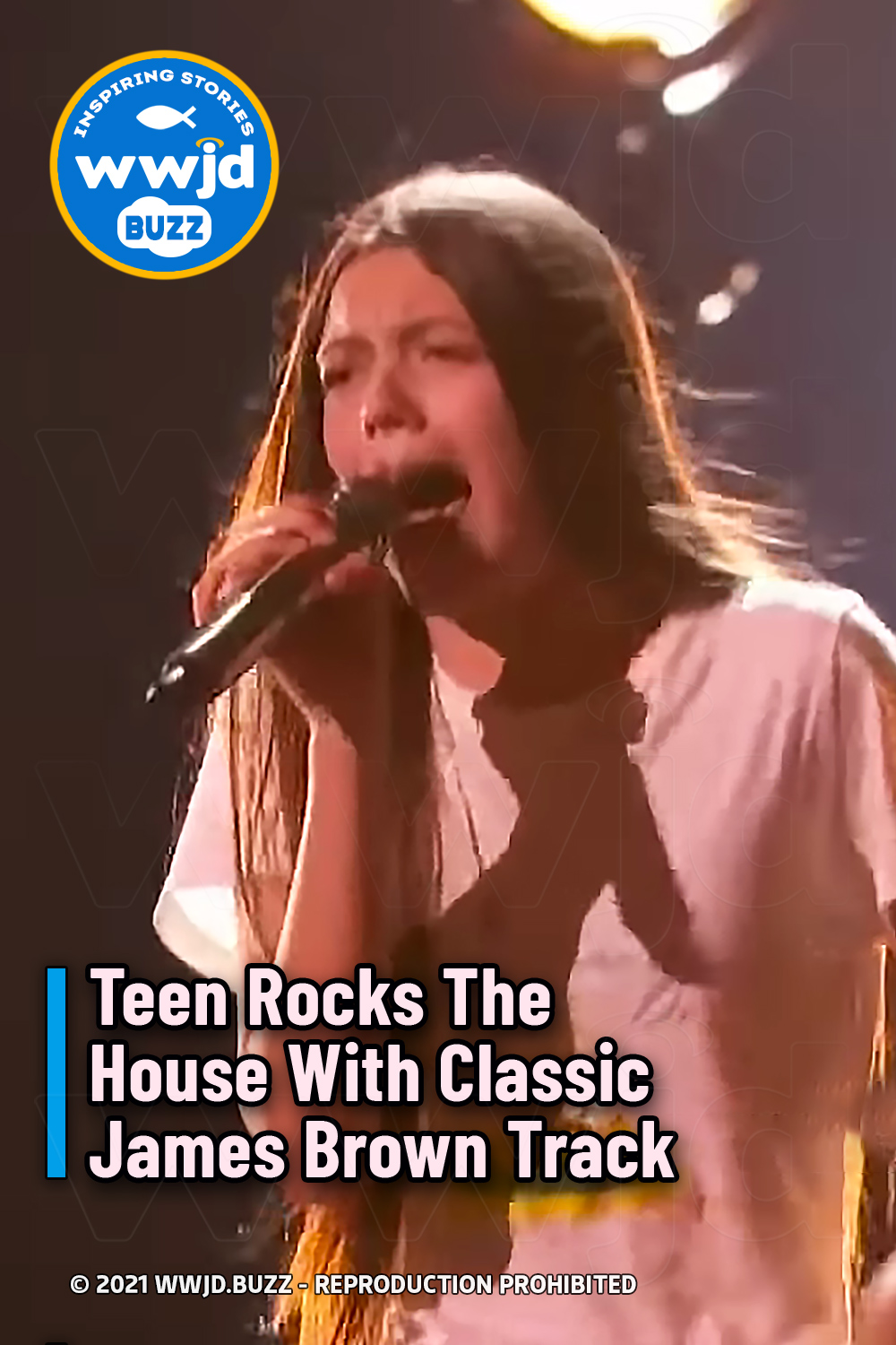 Teen Rocks The House With Classic James Brown Track