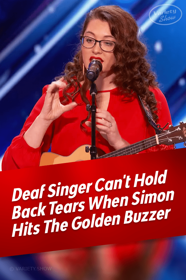 Deaf Singer Can\'t Hold Back Tears When Simon Hits The Golden Buzzer