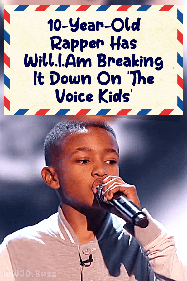 10-Year-Old Rapper Has Will.I.Am Breaking It Down On \'The Voice Kids\'