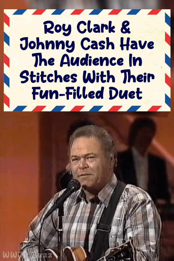 Roy Clark &  Johnny Cash Have The Audience In Stitches With Their Fun-Filled Duet
