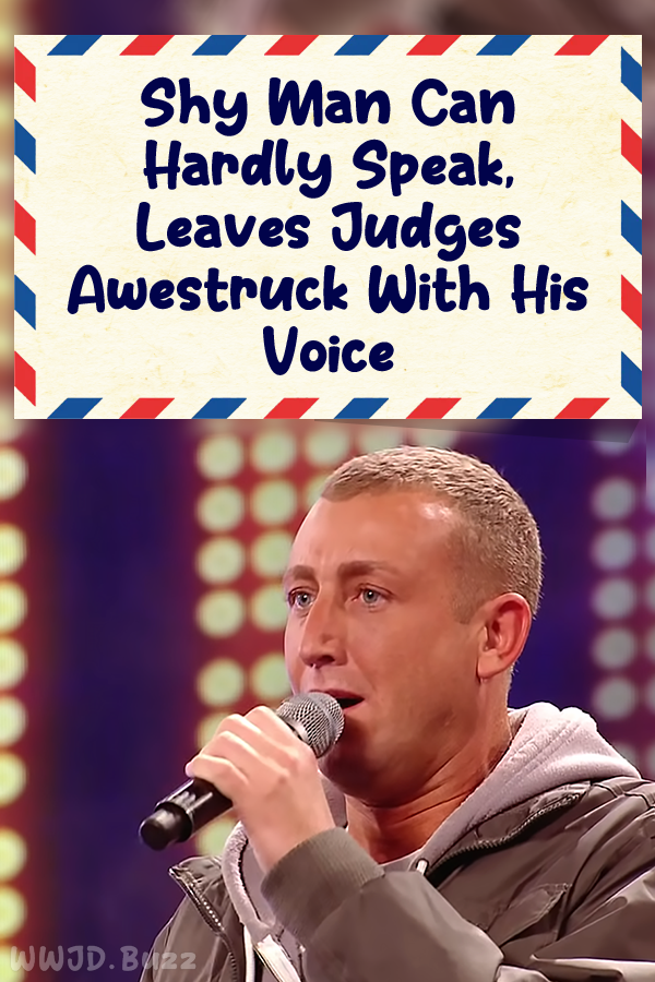 Shy Man Can Hardly Speak, Leaves Judges Awestruck With His Voice
