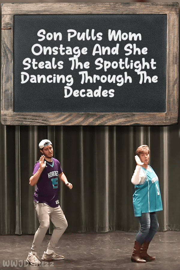 Son Pulls Mom Onstage And She Steals The Spotlight Dancing Through The Decades
