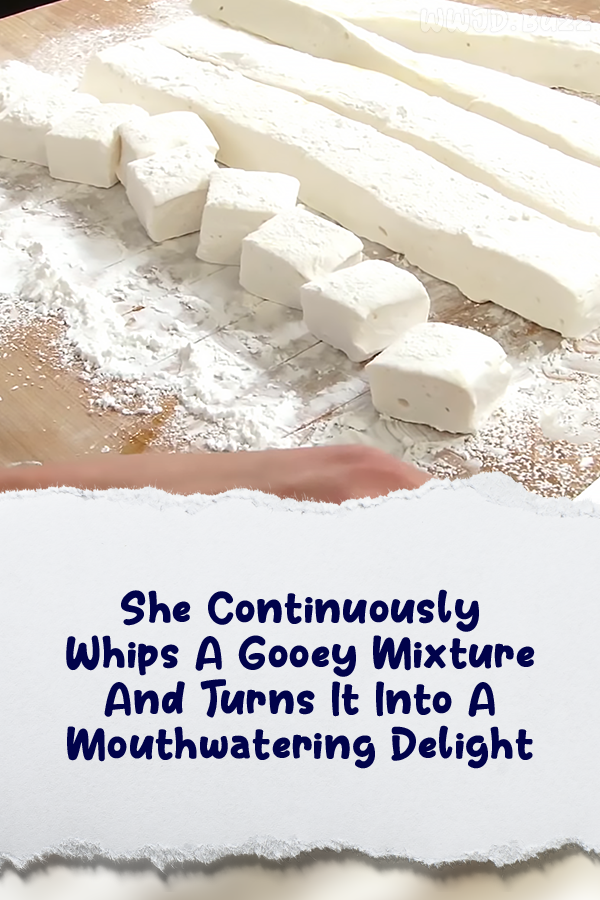 She Continuously Whips A Gooey Mixture And Turns It Into A Mouthwatering Delight