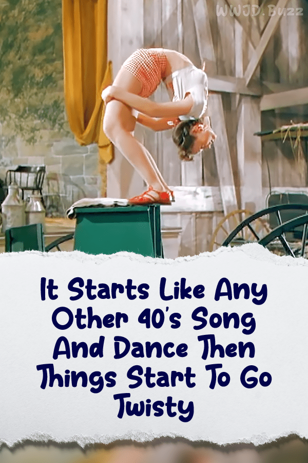 It Starts Like Any Other 40\'s Song And Dance Then Things Start To Go Twisty