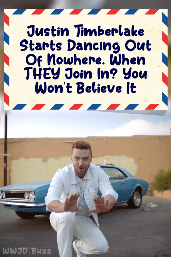 Justin Timberlake Starts Dancing Out Of Nowhere. When THEY Join In? You Won\'t Believe It