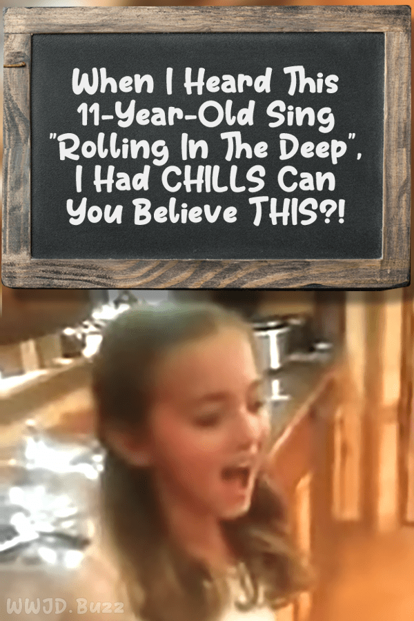 When I Heard This 11-Year-Old Sing \