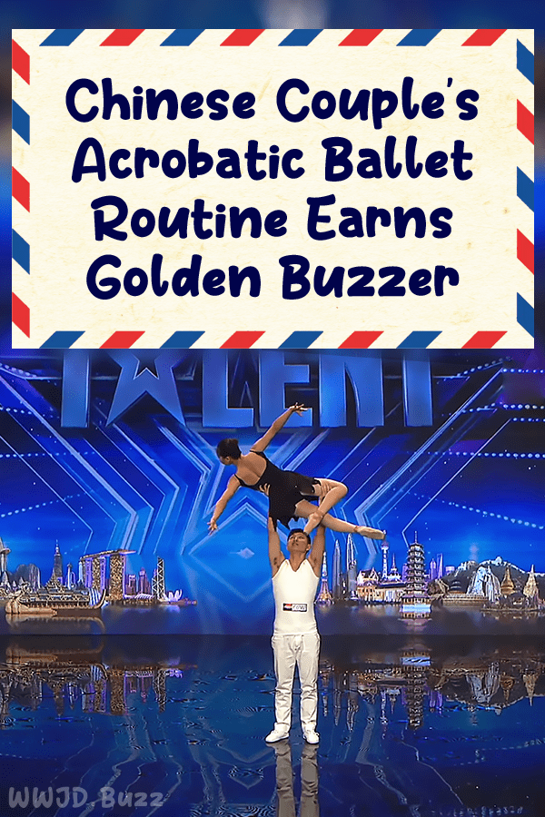 Chinese Couple\'s Acrobatic Ballet Routine Earns Golden Buzzer