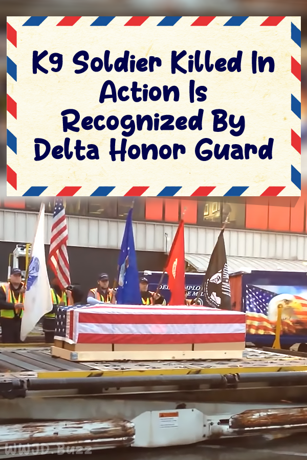 K9 Soldier Killed In Action Is Recognized By Delta Honor Guard